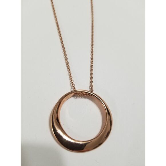 Express Rose gold color 14" necklace with a one inch extension. n247* - Picture 2 of 8